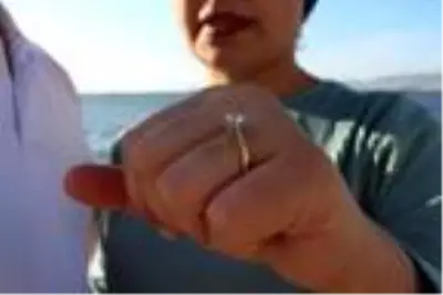 Sürpriz evlilik teklifinde yüzük dronla geldi Sürpriz evlilik teklifinde yüzük dronla geldi