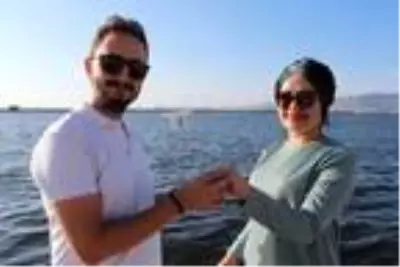 Sürpriz evlilik teklifinde yüzük dronla geldi Sürpriz evlilik teklifinde yüzük dronla geldi