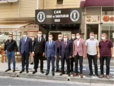 Vali Aktaş Çan'da ziyaretlerde bulundu Vali Aktaş Çan'da ziyaretlerde bulundu