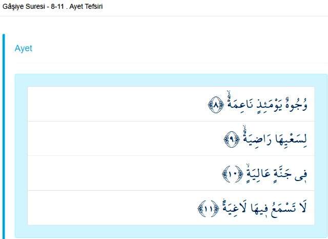 Gaşiye Suresi anlamı nedir? Gaşiye tefsiri nedir? Gaşiye ne demektir? Gaşiya Arapça okunuşu nedir?