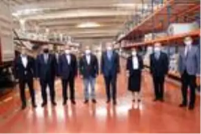 Son Dakika: Gaziantep'te protokol üyeleri açılışı yapılan fabrikaları gezdi Son Dakika: Gaziantep'te protokol üyeleri açılışı yapılan fabrikaları gezdi