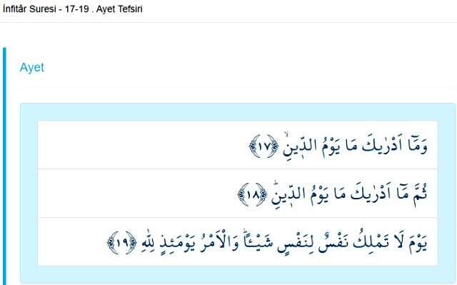 İnfitar Suresi nedir? İnfitar Suresi okunuşu nedir? İnfitar Suresi meali nedir?