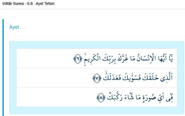 İnfitar Suresi nedir? İnfitar Suresi okunuşu nedir? İnfitar Suresi meali nedir?