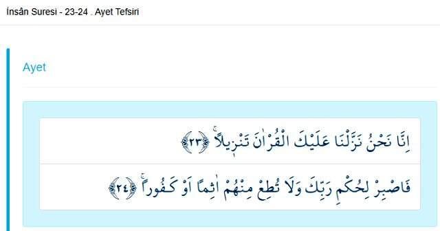 İnsan Suresi nedir? İnsan Suresi okunuşu nedir? İnsan Suresi meali nedir?