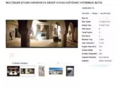 Kapadokya'da pes dedirten görüntü: Kayalar oyuldu, 'butik otel' olarak satışa sunuldu Kapadokya'da pes dedirten görüntü: Kayalar oyuldu, 'butik otel' olarak satışa sunuldu