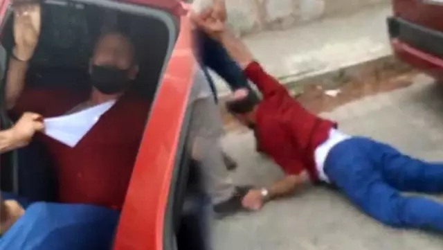 Cengiz Koraltan, who had a child from his neighbor's wife, was beaten in the middle of the street