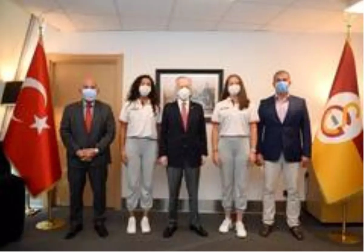 Naran Akkay ile Ruken Ülgey'den Başkan Mustafa Cengiz'e ziyaret