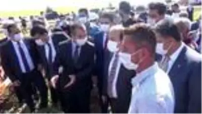 Pakdemirli: 'Şırnak-Silopi'de 30 bin dekar olan yer fıstığı üretim alanını 60 bin dekara, rekolteyi... Pakdemirli: 'Şırnak-Silopi'de 30 bin dekar olan yer fıstığı üretim alanını 60 bin dekara, rekolteyi...