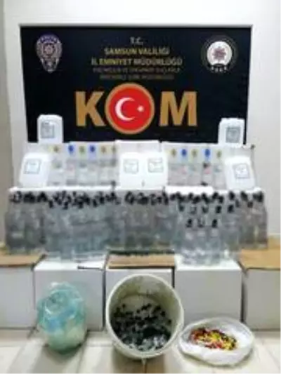 Samsun'da sahte içki operasyonu: 1 gözaltı Samsun'da sahte içki operasyonu: 1 gözaltı