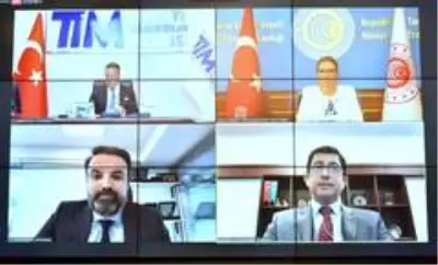Ticaret Bakanı Pekcan, Kazakistan Sanal Genel Ticaret Heyeti programına video konferans yöntemiyle... Ticaret Bakanı Pekcan, Kazakistan Sanal Genel Ticaret Heyeti programına video konferans yöntemiyle...