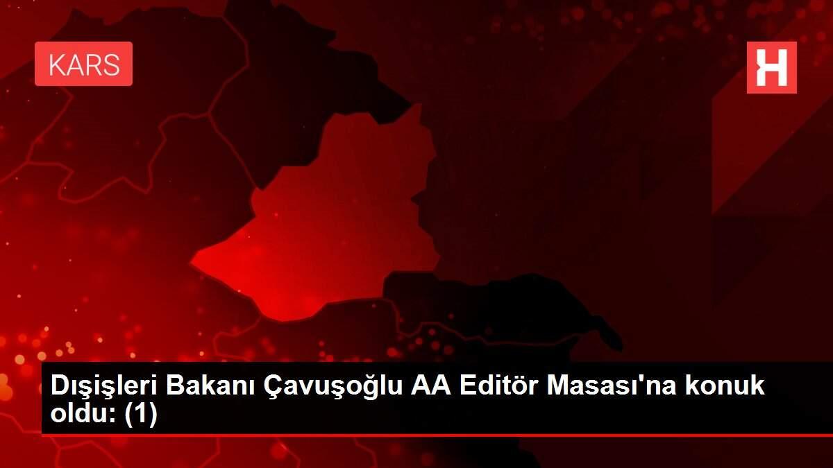 Son dakika haberi: Dışişleri Bakanı Çavuşoğlu AA Editör Masası'na konuk oldu: (1)