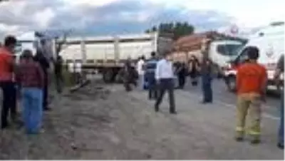 Hisarcık'ta trafik kazası: 1 ölü
