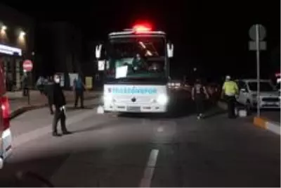 Trabzonspor kafilesi, Gaziantep'e gitti