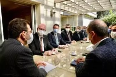 Başkan Arslan İmamoğlu ile görüştü Başkan Arslan İmamoğlu ile görüştü