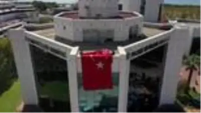 Kocaeli'den Azerbaycan'a dev bayraklı destek Kocaeli'den Azerbaycan'a dev bayraklı destek