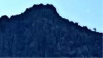 Madra Dağı'nda mahsur kalan 7 keçiyi itfaiye kurtardı Madra Dağı'nda mahsur kalan 7 keçiyi itfaiye kurtardı