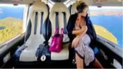 Selin Ciğerci, 27 bin TL'ye helikopter kiralayıp tatile çıktı Selin Ciğerci, 27 bin TL'ye helikopter kiralayıp tatile çıktı