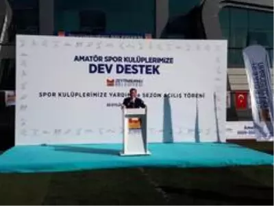 Zeytinburnu'nda amatör spor kulüplerine yardım Zeytinburnu'nda amatör spor kulüplerine yardım