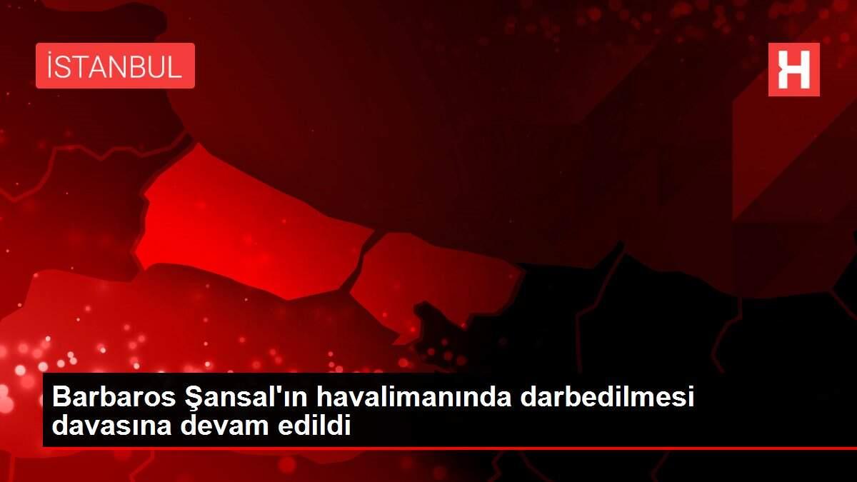 Barbaros Şansal'ın havalimanında darbedilmesi davasına devam edildi Barbaros Şansal'ın havalimanında darbedilmesi davasına devam edildi