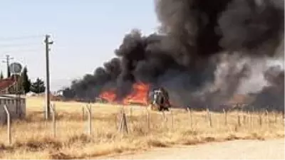 Çadır kentte yangın Çadır kentte yangın