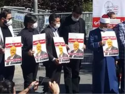 Son dakika! Cemal Kaşıkçı öldürülüşünün 2'nci yılında konsolosluk önünde anıldı Son dakika! Cemal Kaşıkçı öldürülüşünün 2'nci yılında konsolosluk önünde anıldı