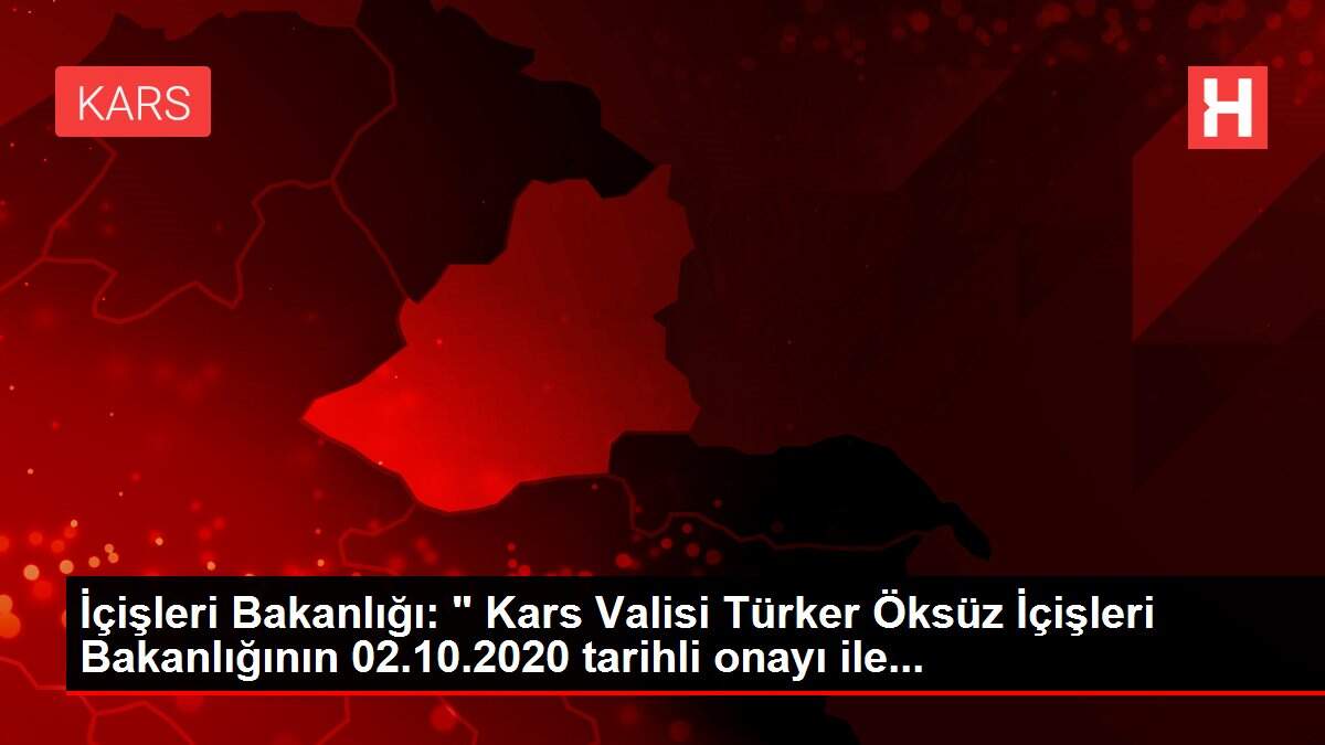 Tutuklanan HDP'li Kars Belediye Başkanı Bilgen görevden uzaklaştırıldı