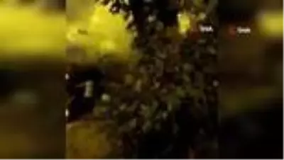 Seyir halindeki hafriyat kamyonu yandı Seyir halindeki hafriyat kamyonu yandı
