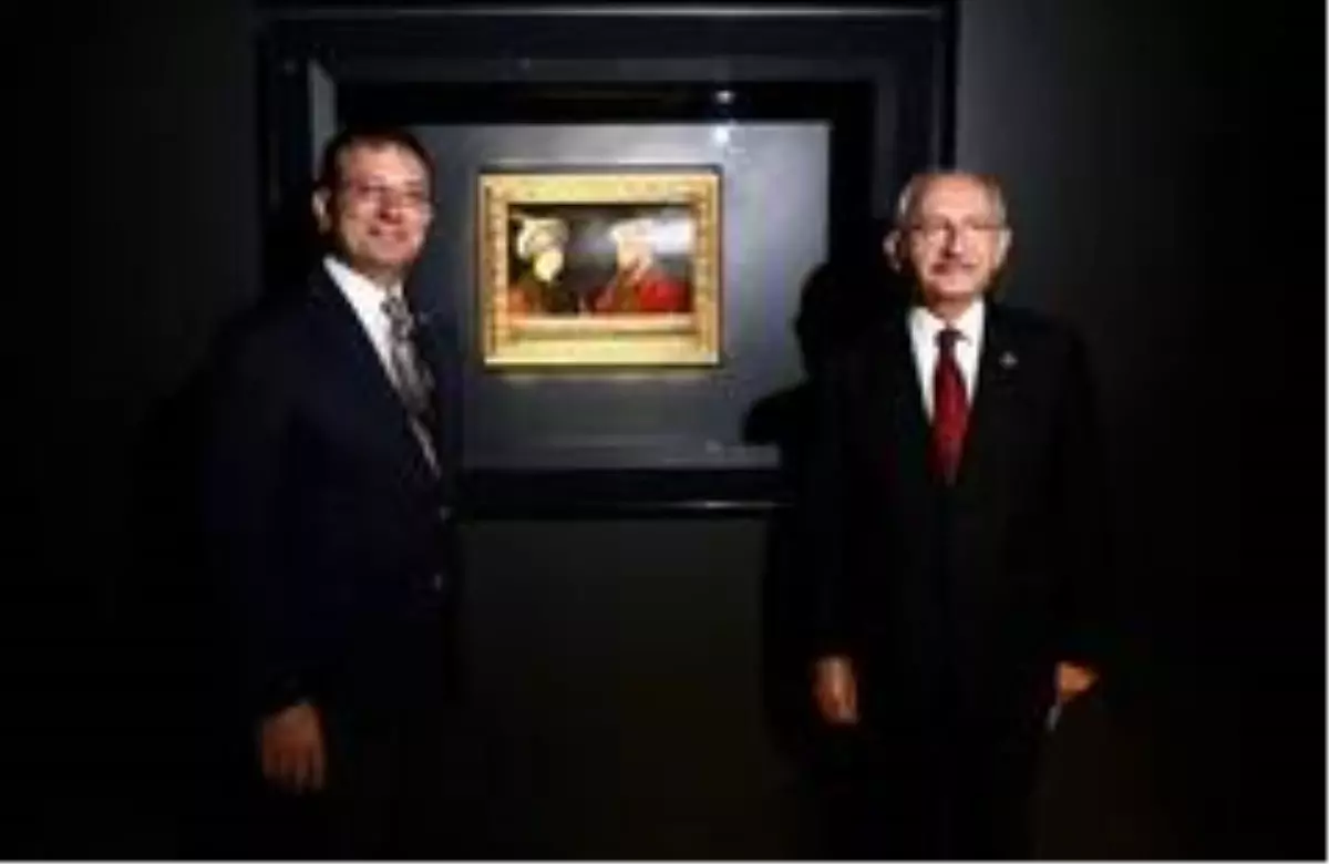 CHP lideri Kemal Kılıçdaroğlu, Fatih Sultan Mehmet tablosunun ön gösterimine katıldı- Fatih Sultan...