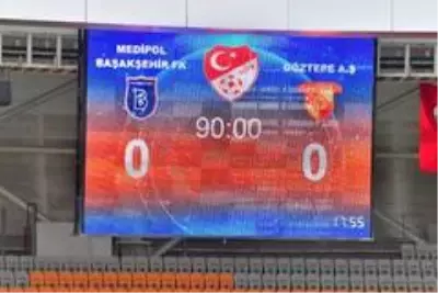 Başakşehir, sahasında Göztepe ile golsüz berabere kaldı
