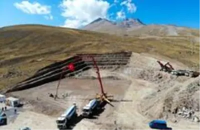 En büyük dağ otelinin temeli atıldı En büyük dağ otelinin temeli atıldı
