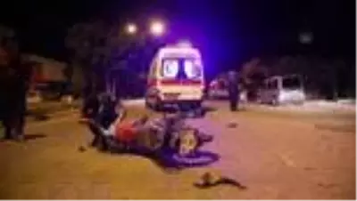 İnşaat molozlarına çarpan motosiklet sürücüsü yaralandı İnşaat molozlarına çarpan motosiklet sürücüsü yaralandı