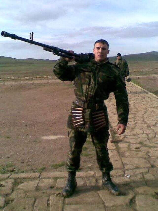 Mübariz İbrahimov'un şehit olduğu karakola Azerbaycan bayrağı dikildi