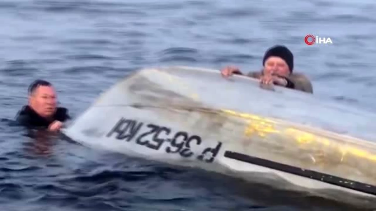 Rusya'da alabora olan teknedeki balıkçılar son anda kurtarıldı - Haber