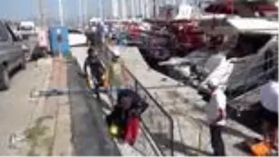 Fethiye'de dalgıçlar denizin dibini temizledi Fethiye'de dalgıçlar denizin dibini temizledi
