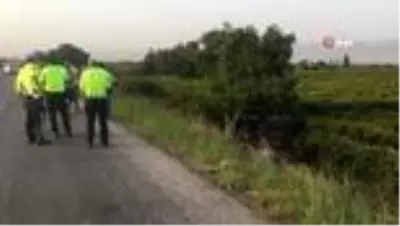 Manisa'da hafif ticari araç üzüm bağına uçtu: 2 yaralı