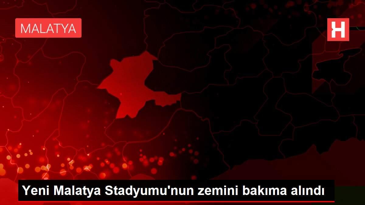 Yeni Malatya Stadyumu'nun zemini bakıma alındı