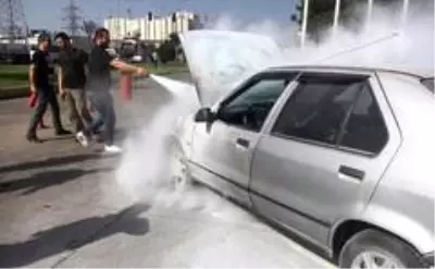 Akaryakıt istasyonunda yangın paniği