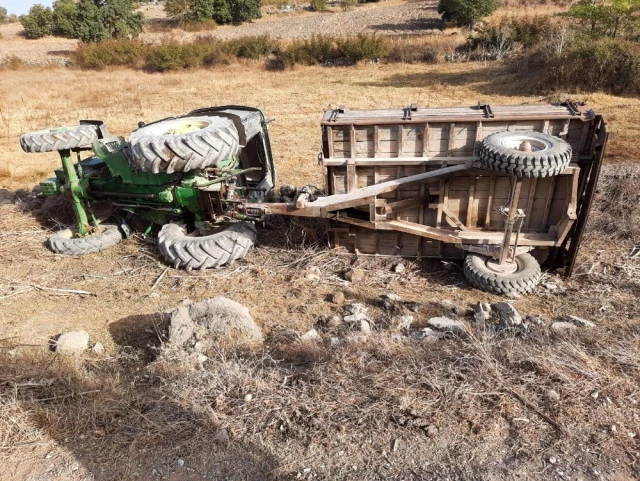 Son dakika haberi... Balıkesir'de traktör kazası 1 yaralı