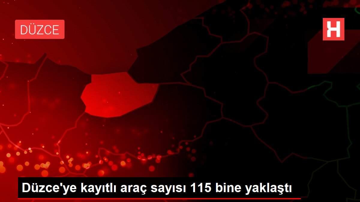Düzce'ye kayıtlı araç sayısı 115 bine yaklaştı