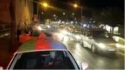 Edirne'de Azerbaycan'a destek konvoyu Edirne'de Azerbaycan'a destek konvoyu