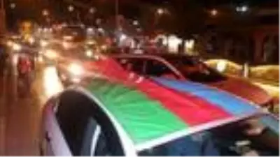 Edirne'de Azerbaycan'a destek konvoyu Edirne'de Azerbaycan'a destek konvoyu