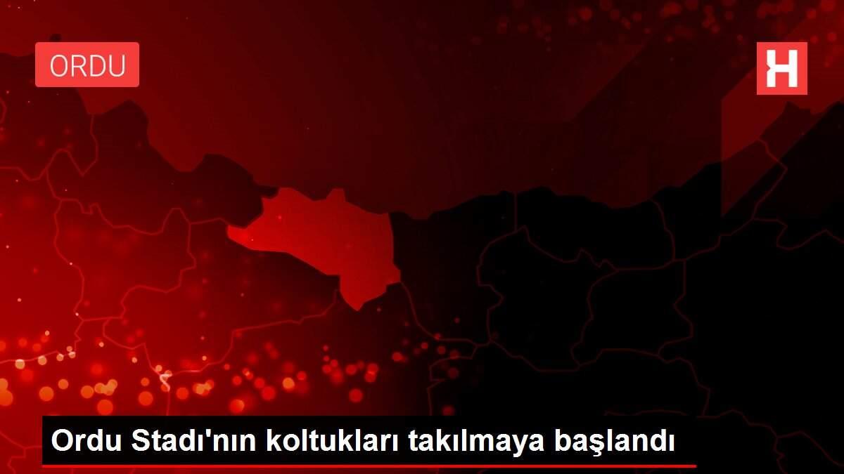 Ordu Stadı'nın koltukları takılmaya başlandı