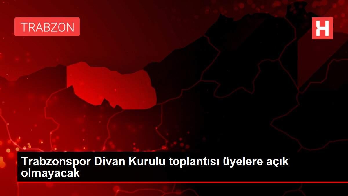 Trabzonspor'dan genel kurul açıklaması