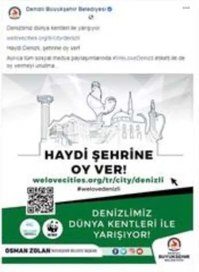 WeLoveDenizli oylamasında son 5 gün