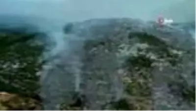 Alanya'daki orman yangınında 6 hektarlık alan zarar gördü Alanya'daki orman yangınında 6 hektarlık alan zarar gördü