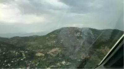 Alanya'daki orman yangınında 6 hektarlık alan zarar gördü Alanya'daki orman yangınında 6 hektarlık alan zarar gördü