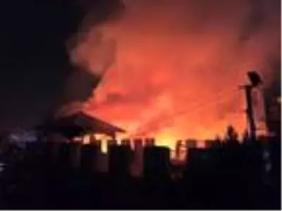Ankara'da, Estergon Kalesi'nde restoran yandı Ankara'da, Estergon Kalesi'nde restoran yandı