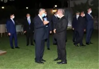 TBMM Başkanı Şentop, TBMM'nin eski başkanları ile yüksek yargı başkanları ve üyelerini akşam...