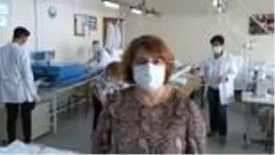 Keşan'da meslek lisesi öğrencileri maske üretimine devam ediyor Keşan'da meslek lisesi öğrencileri maske üretimine devam ediyor