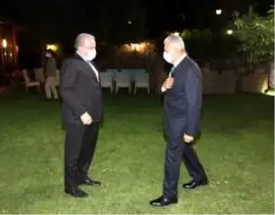 TBMM Başkanı Şentop, TBMM'nin eski başkanları ile yüksek yargı başkanları ve üyelerini akşam...